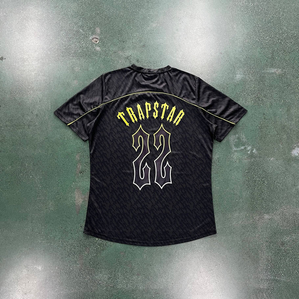 Trapstar T Football Jersey - Black/Yellow Ironleague