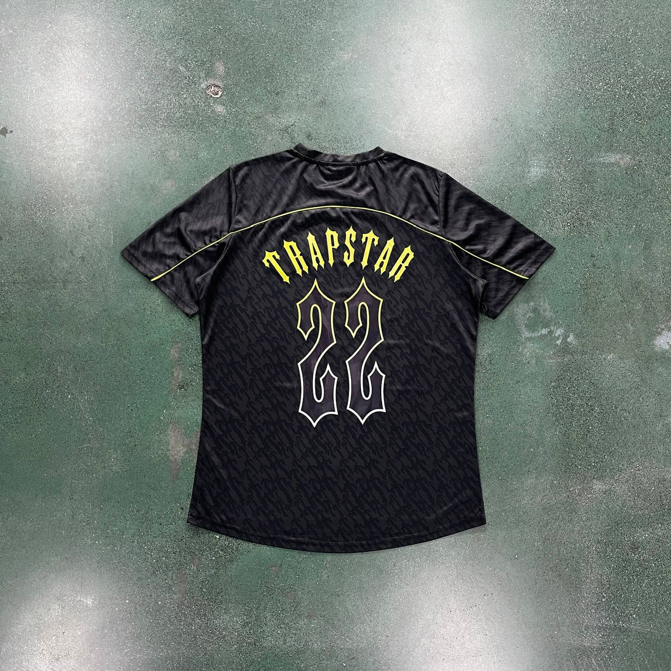 Trapstar T Football Jersey - Black/Yellow Ironleague