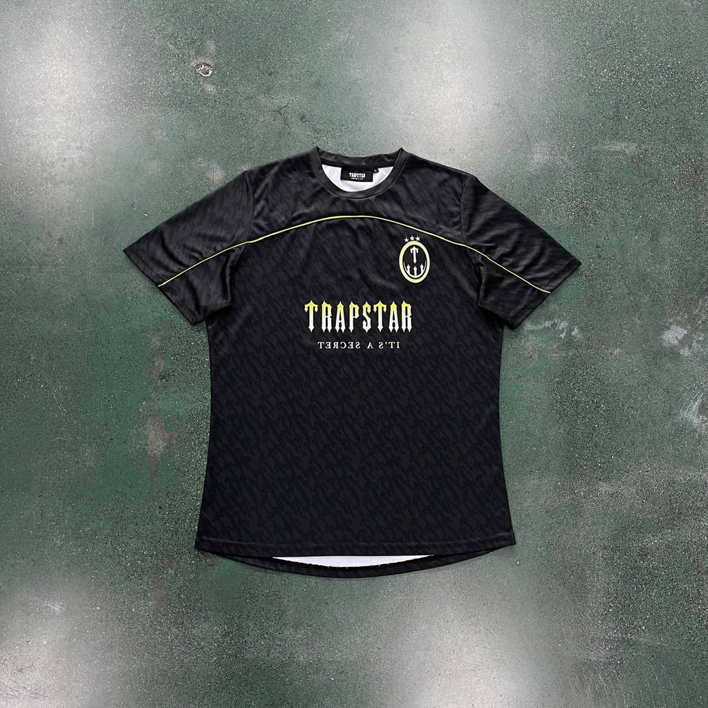 Trapstar T Football Jersey - Black/Yellow Ironleague