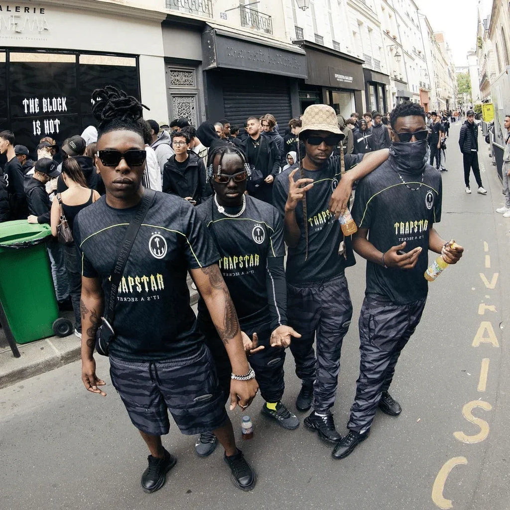 Trapstar T Football Jersey - Black/Yellow Ironleague