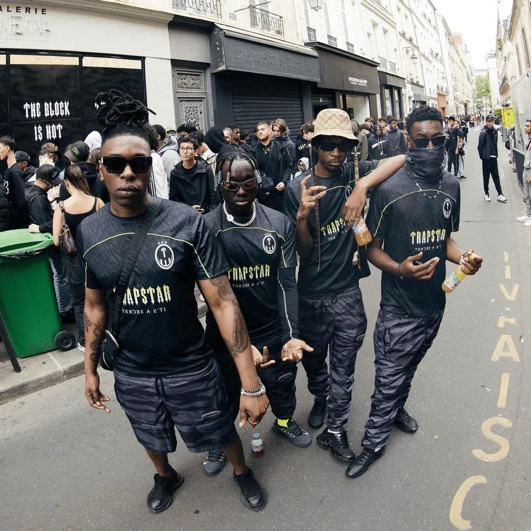 Trapstar T Football Jersey - Black/Yellow Ironleague