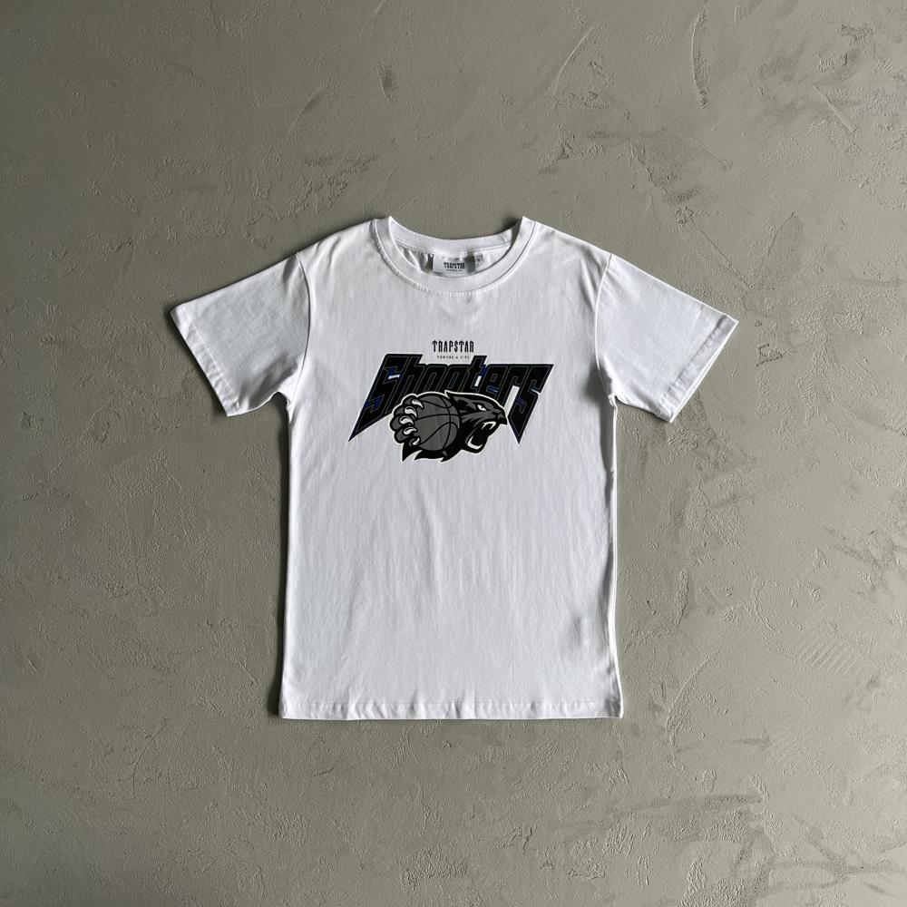 Trapstar Tiger Head Basketball T-Shirt - White Ironleague