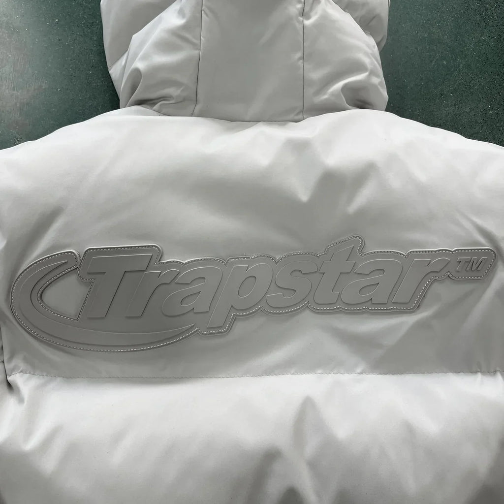 Trapstar Hyperdrive Technical Puffer Jacket - Light Grey Ironleague