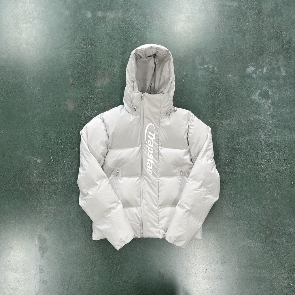 Trapstar Hyperdrive Technical Puffer Jacket - Light Grey Ironleague