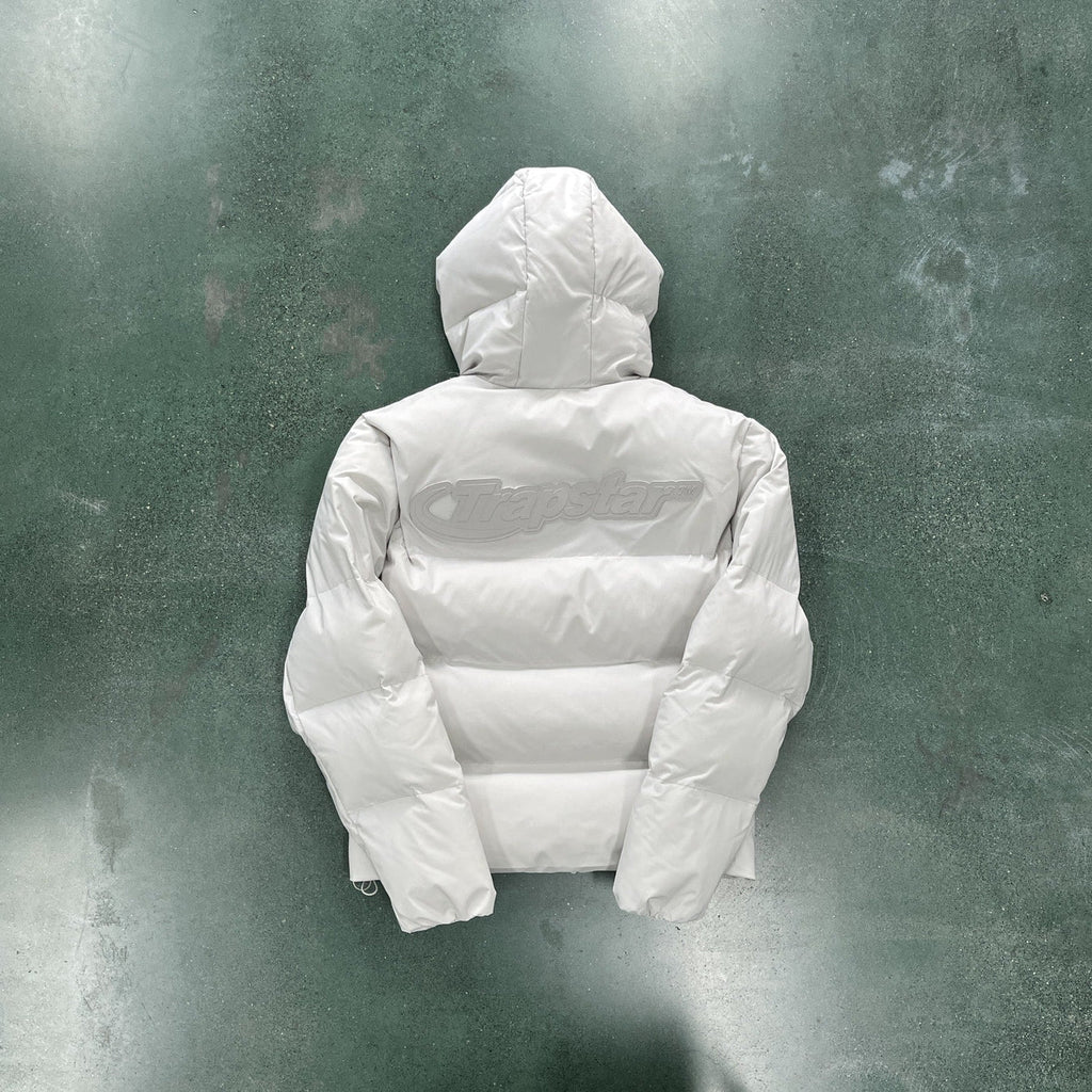 Trapstar Hyperdrive Technical Puffer Jacket - Light Grey Ironleague