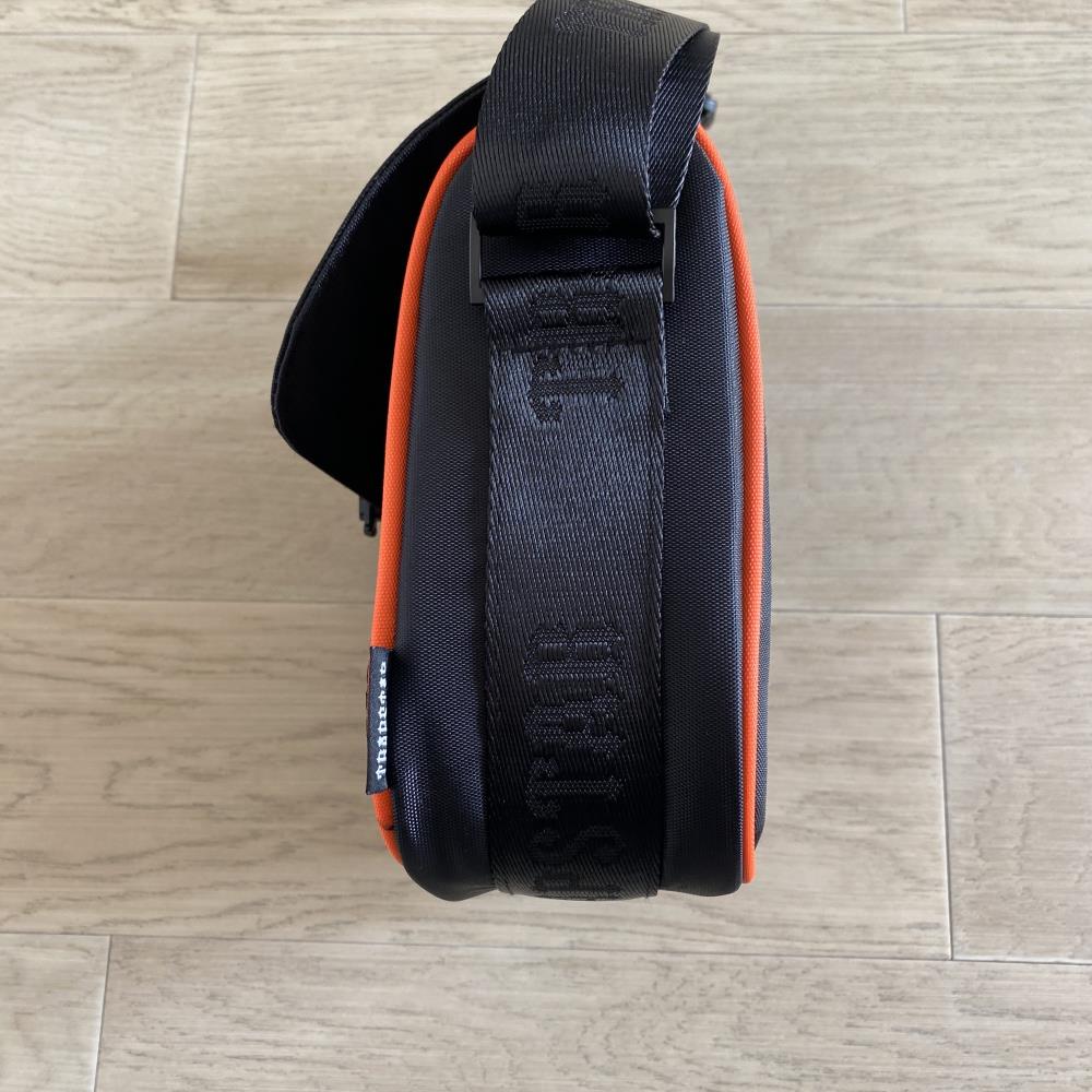 Trapstar Messenger Bag 1.0 - Black/Orange Ironleague