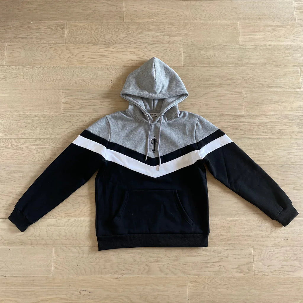 Trapstar V-Stripe Tracksuit - Black/Grey Ironleague