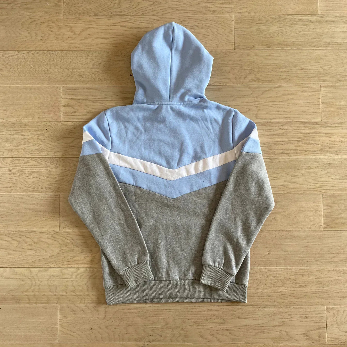 Trapstar V-Stripe Tracksuit - Grey/Sky Blue Ironleague