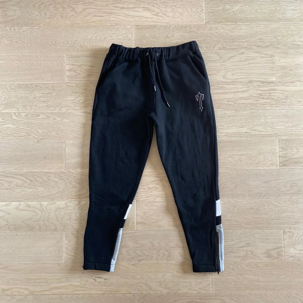 Trapstar V-Stripe Tracksuit - Black/Grey Ironleague