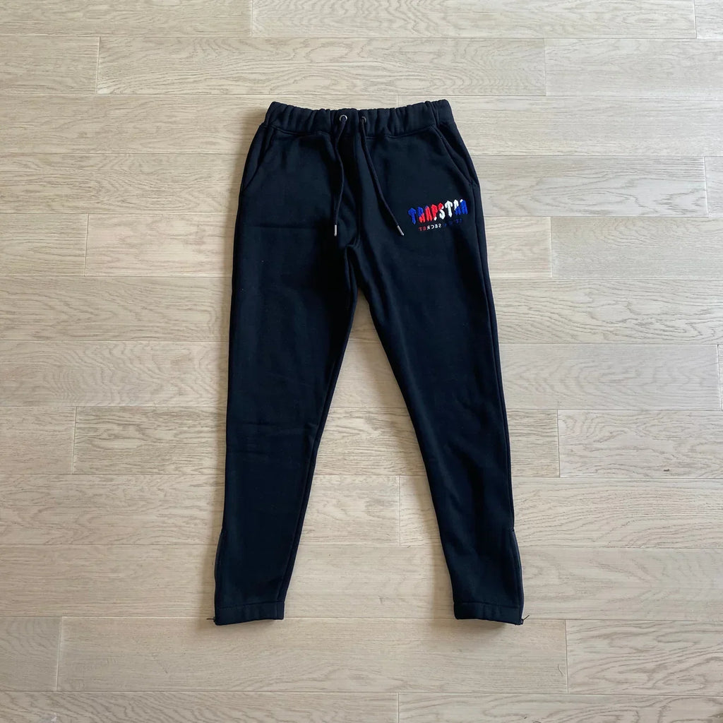 Trapstar Revolution Tracksuit - Black/Grey Ironleague