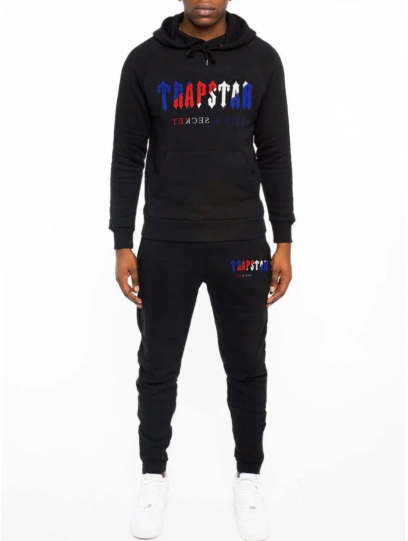 Trapstar Revolution Tracksuit - Black/Grey Ironleague