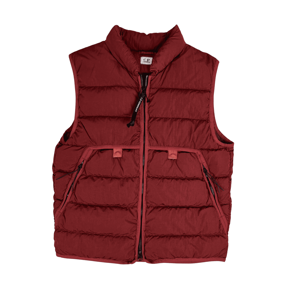CP Company Chrome-R Lens Gilet - Ketchup Ironleague