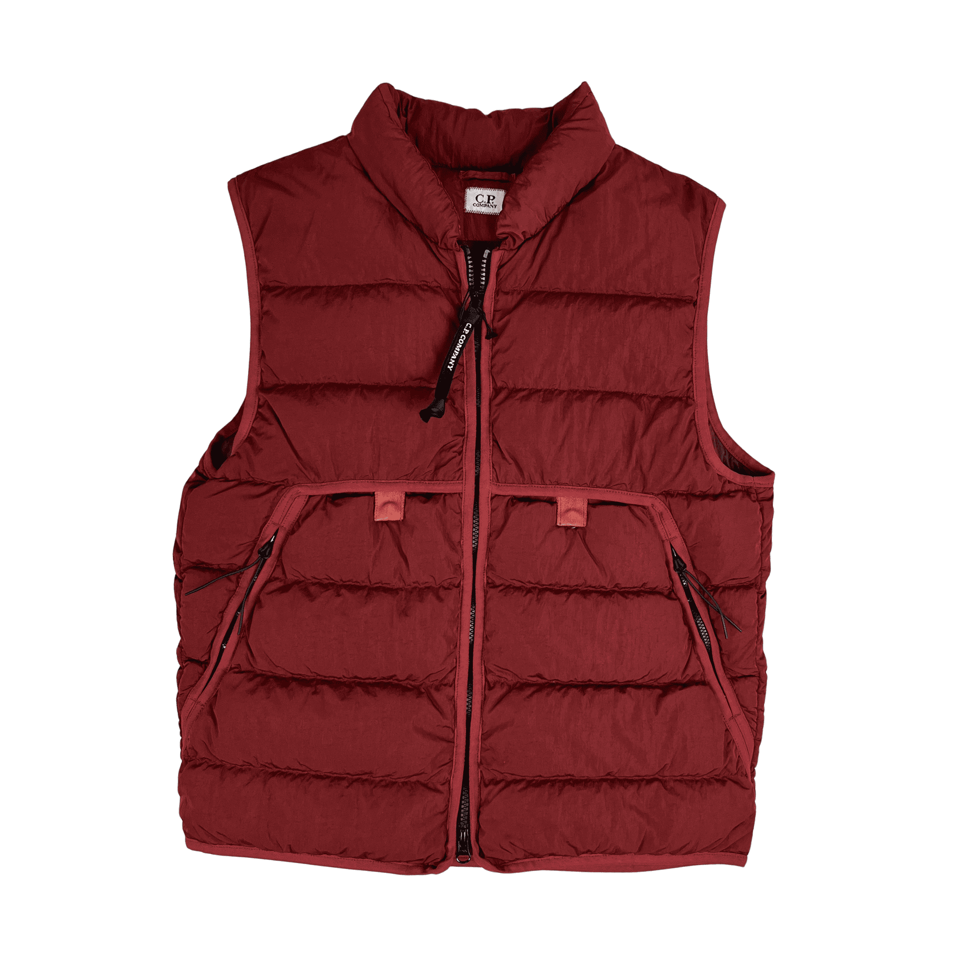 CP Company Chrome-R Lens Gilet - Ketchup Ironleague