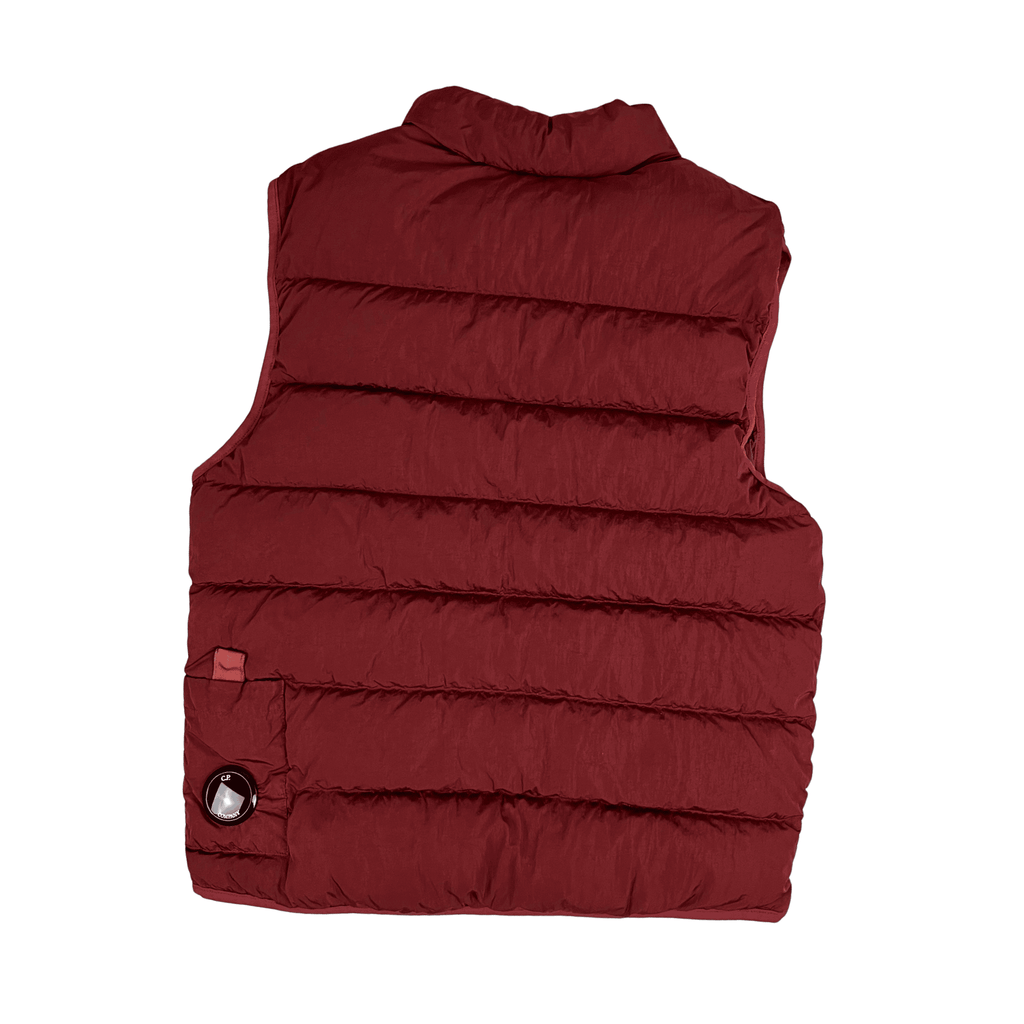 CP Company Chrome-R Lens Gilet - Ketchup Ironleague