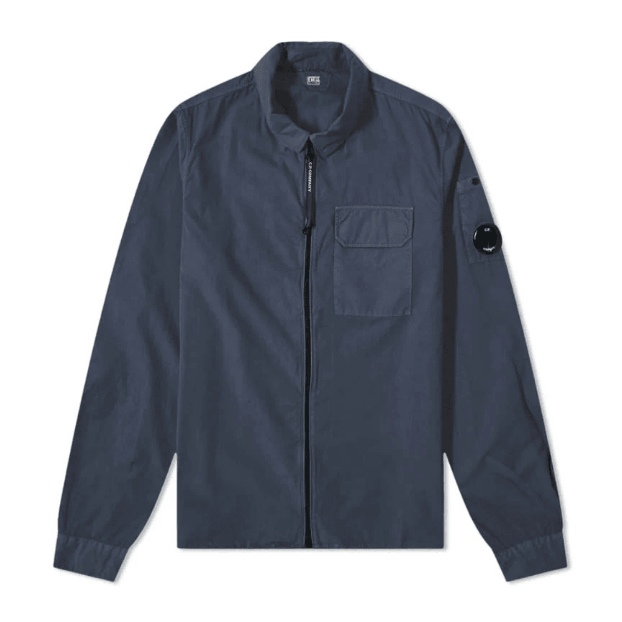 CP Company Zip Overshirt - Navy Ironleague