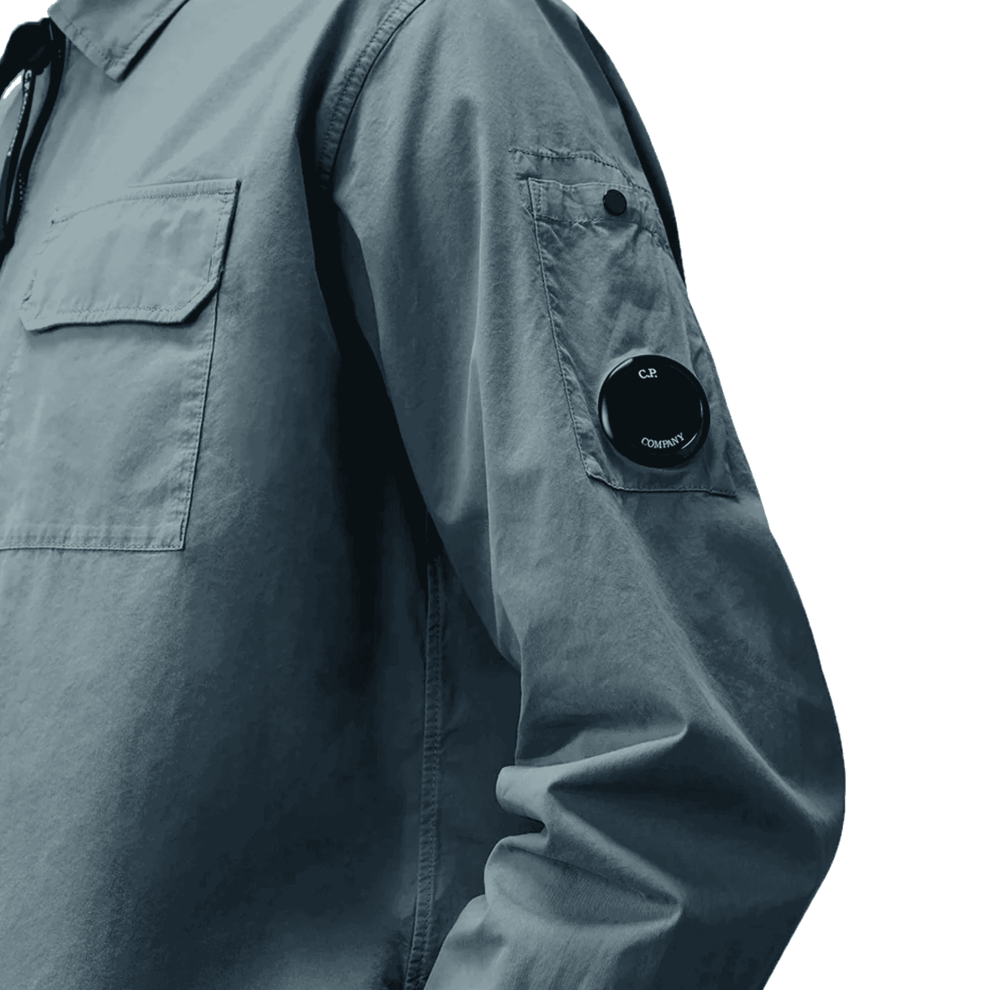 CP Company Zip Overshirt - Stormy Ironleague
