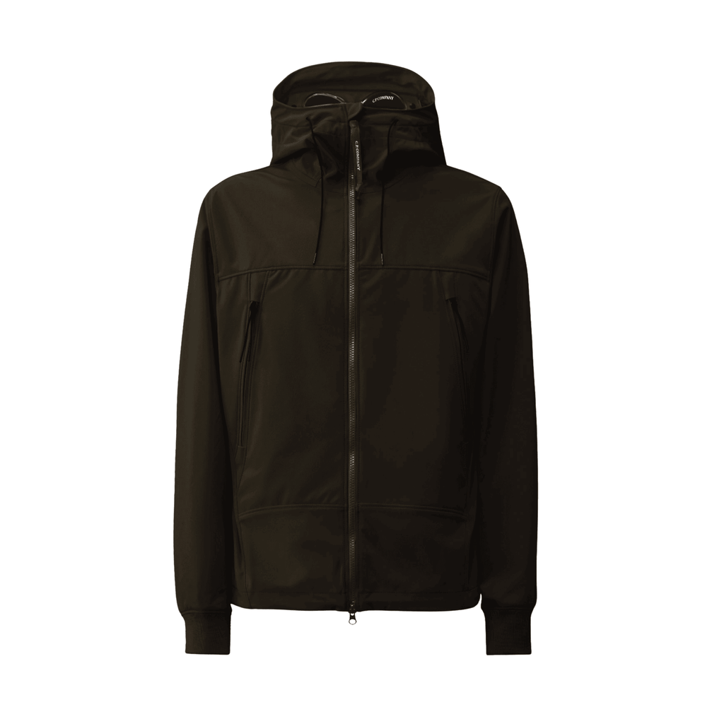 CP Company Shell Goggle Jacket - Black Ironleague