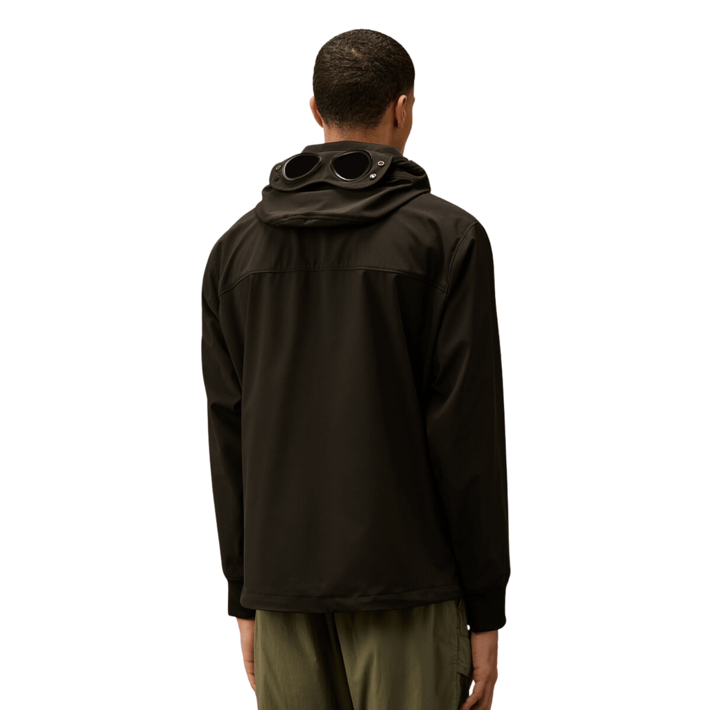 CP Company Shell Goggle Jacket - Black Ironleague