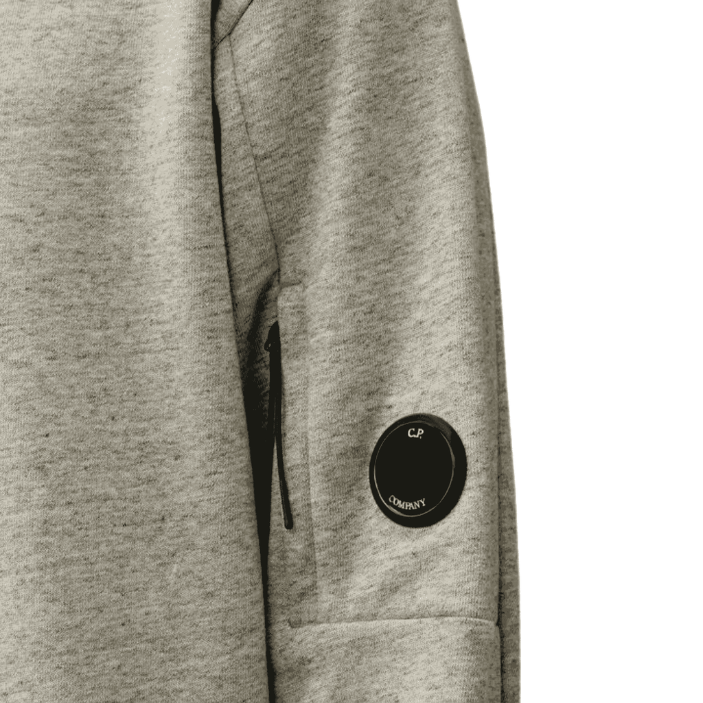 CP Company Raised Fleece Sweatshirt - Grey Ironleague