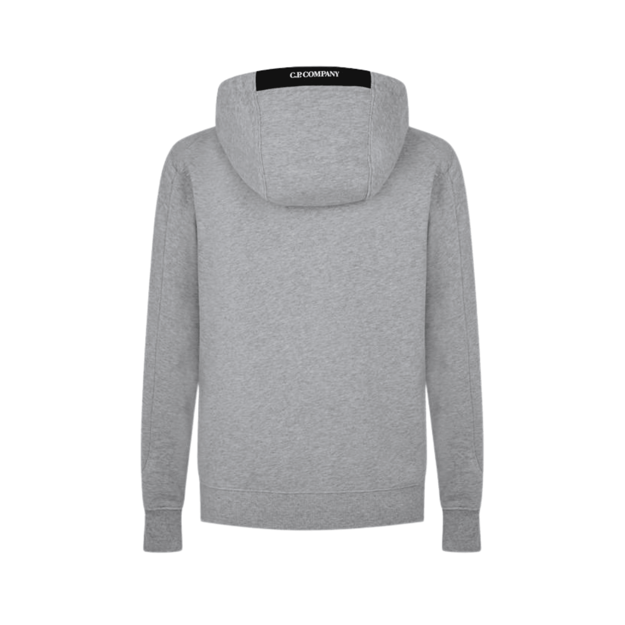 CP Company Raised Fleece Hoodie - Grey Ironleague