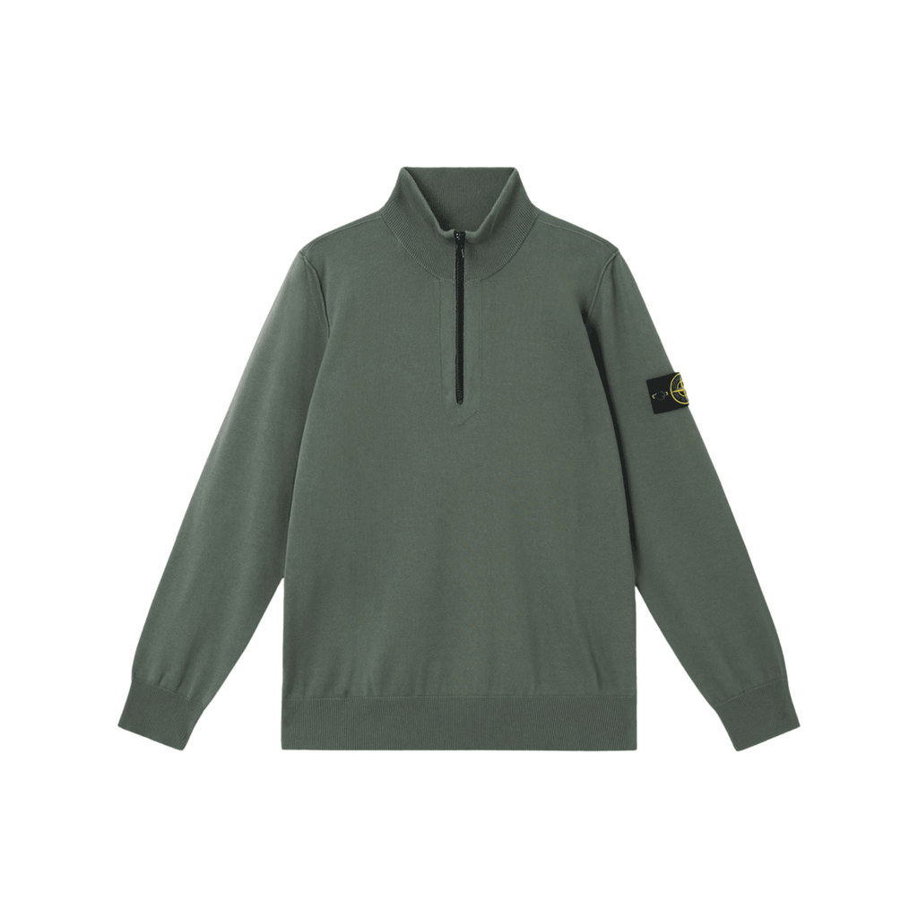 Stone Island Knit Half Zip Fleece - Musk Ironleague