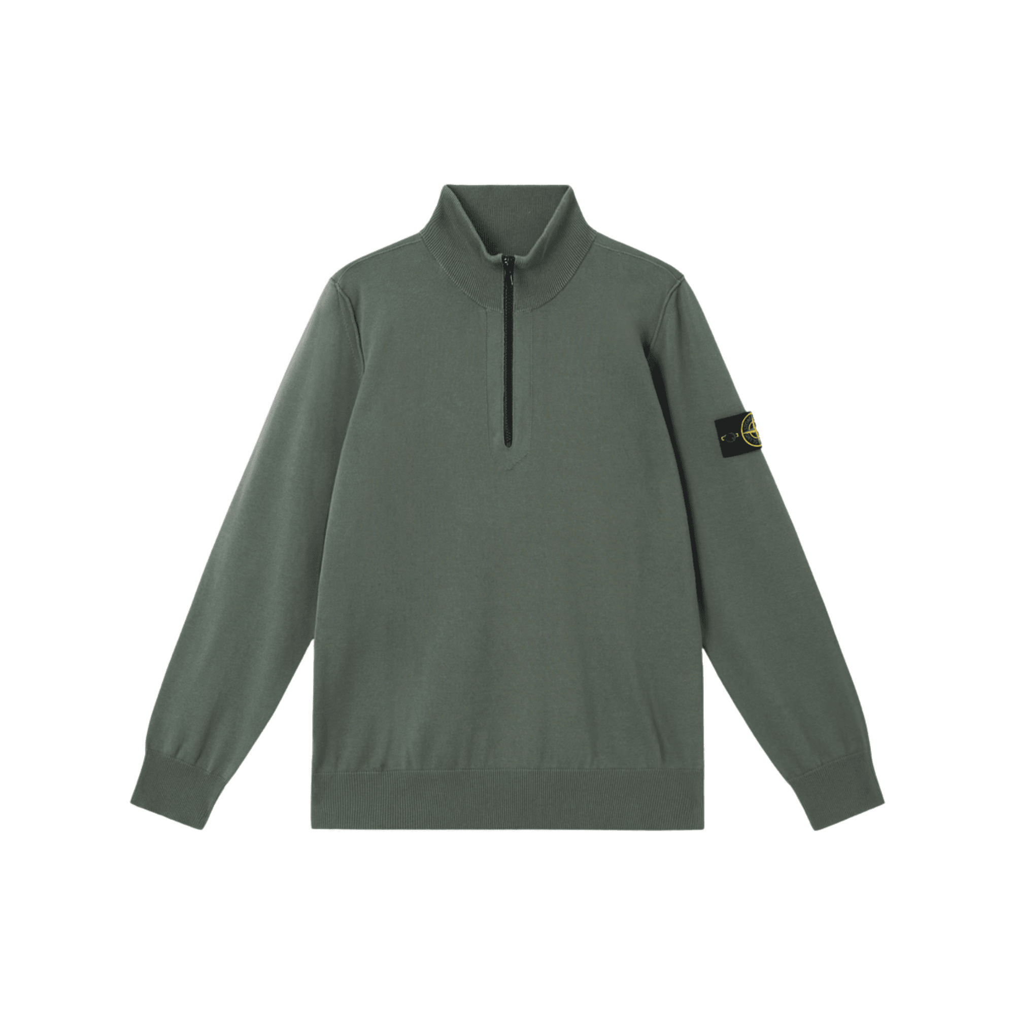 Stone Island Knit Half Zip Fleece - Musk Ironleague