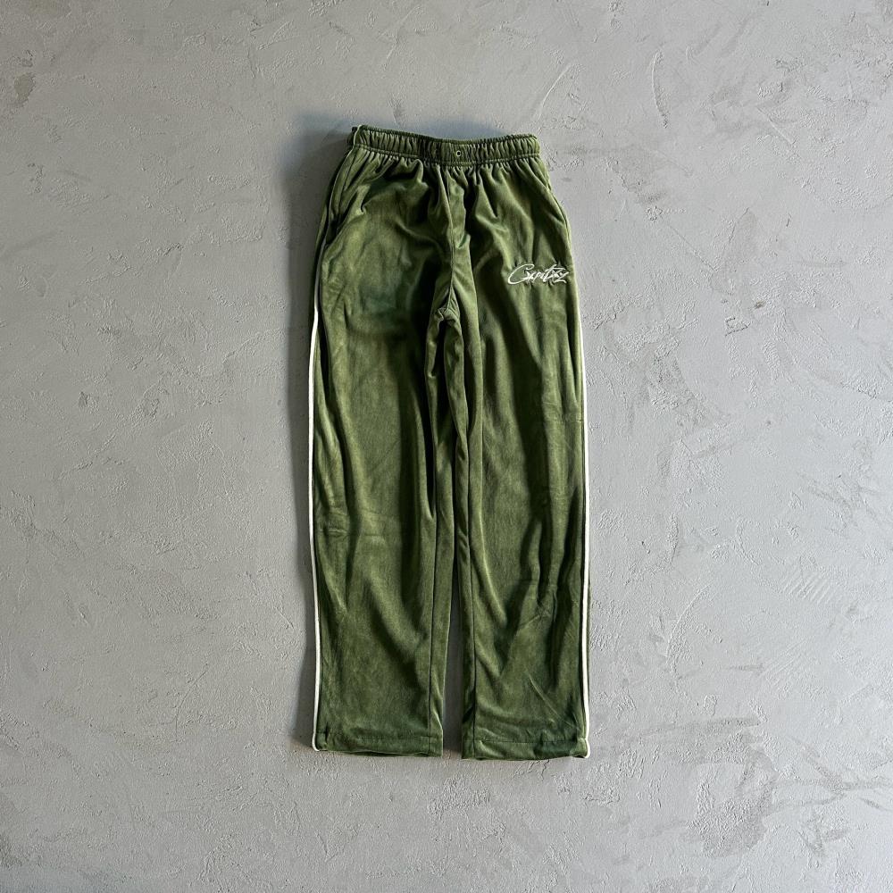 Corteiz Velour Set - Green Ironleague