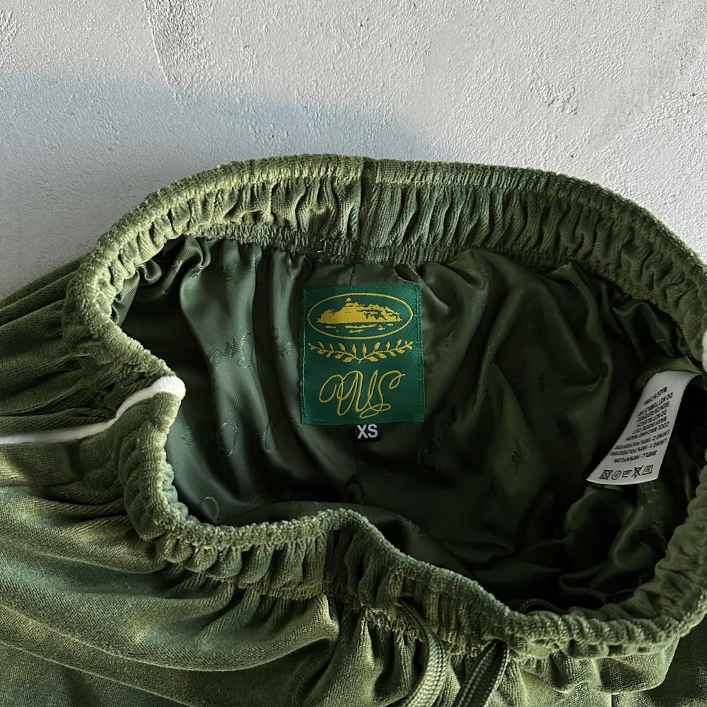 Corteiz Velour Set - Green Ironleague