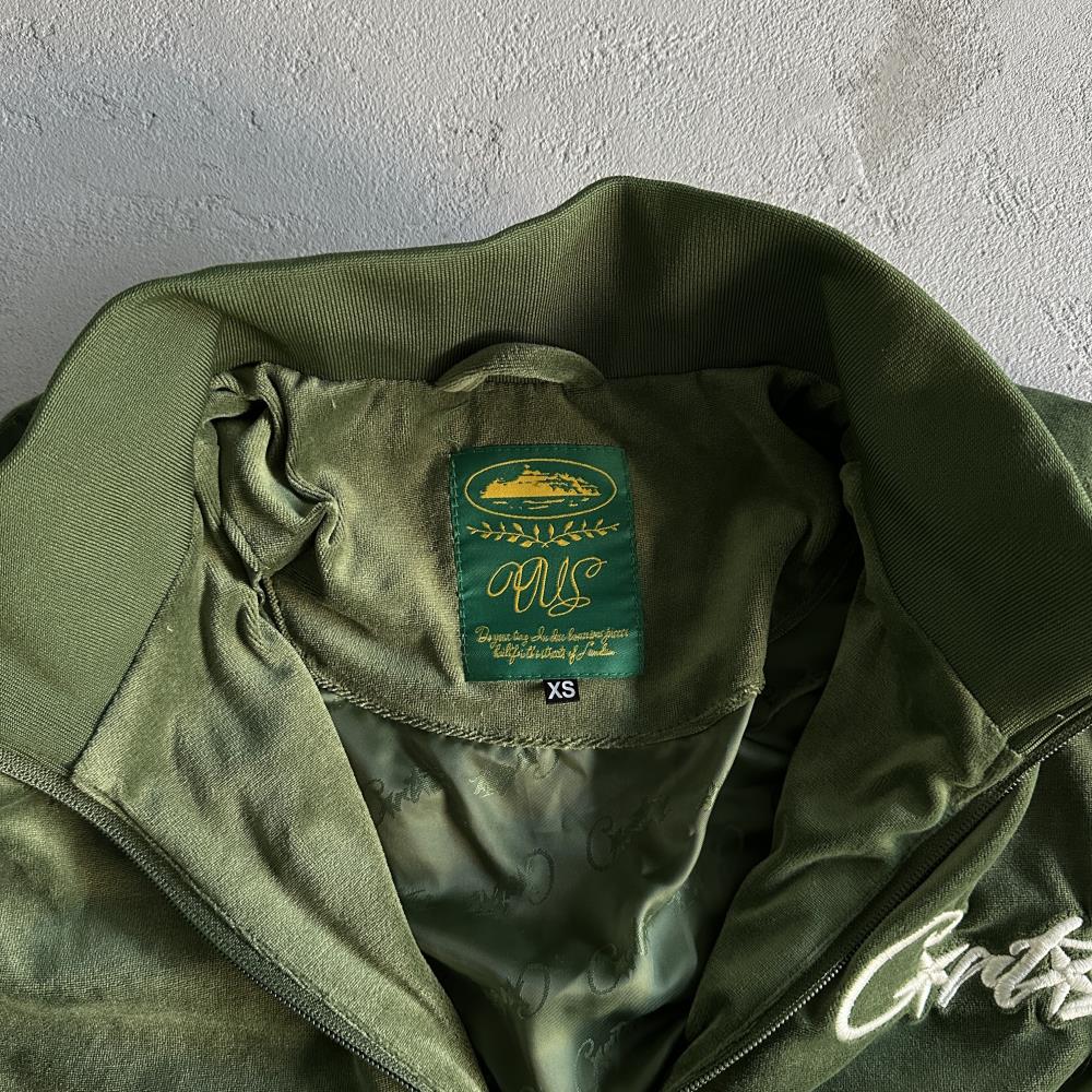 Corteiz Velour Set - Green Ironleague