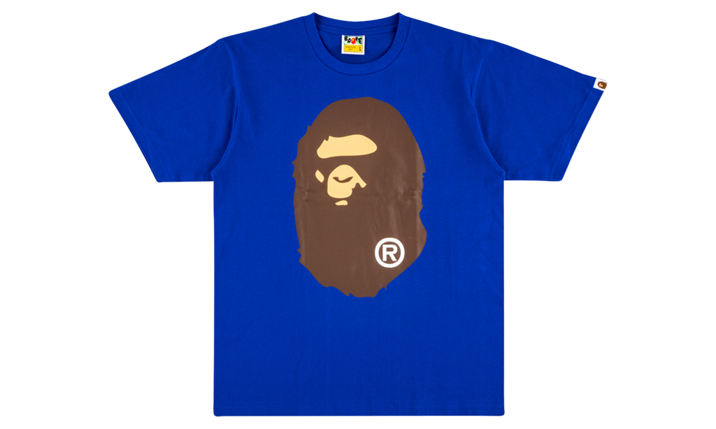 BAPE Big Ape Head Tee BLUE M110002D BLX