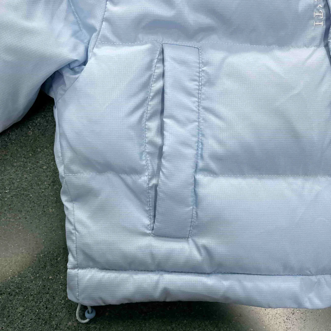 Trapstar Women's Decoded Hooded Puffer 2.0 Jacket - Ice Blue Ironleague