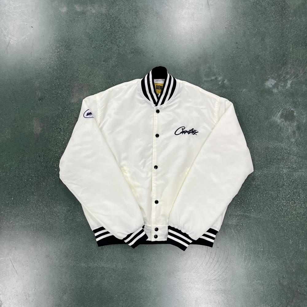 Corteiz Stadium Jacket - White Ironleague