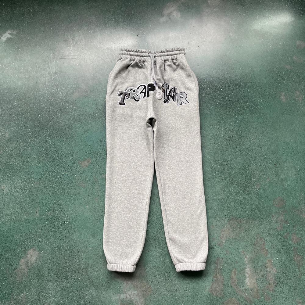 Trapstar Wildcard Chenille Decoded Tracksuit - Grey/Monochrome Ironleague