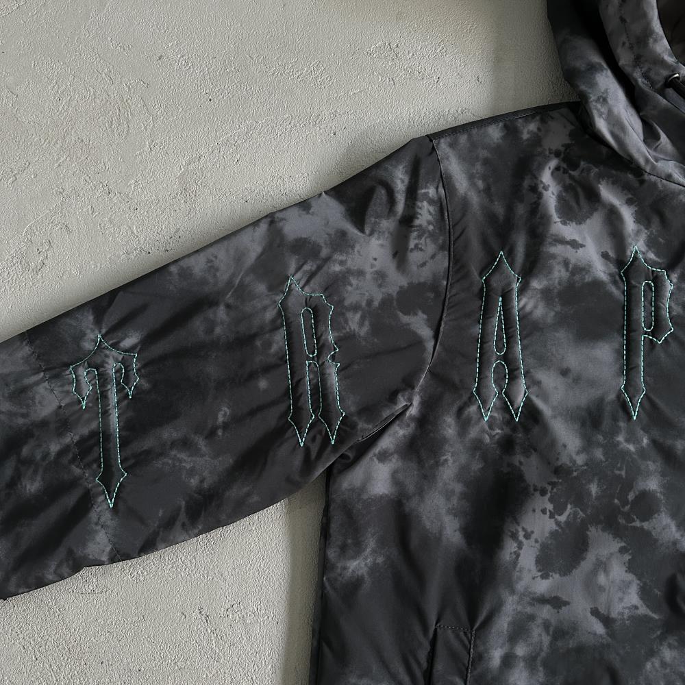 Trapstar Washed Arch Windbreaker - Black Ironleague