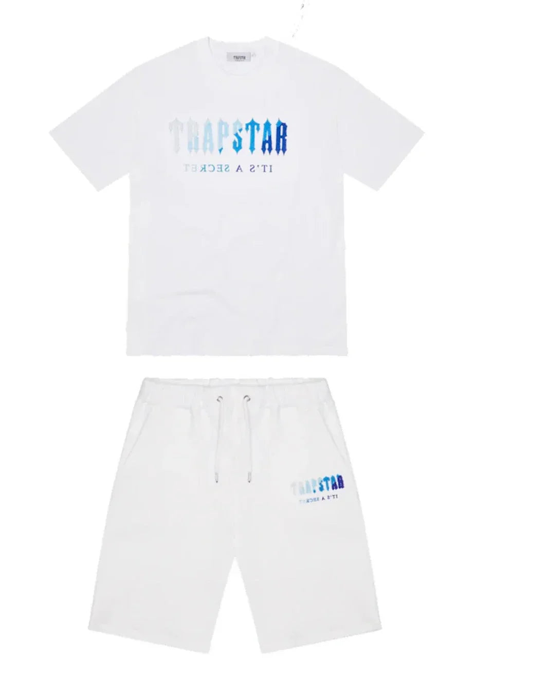 Trapstar Chenille Decoded 2.0 Short Set - White Ironleague