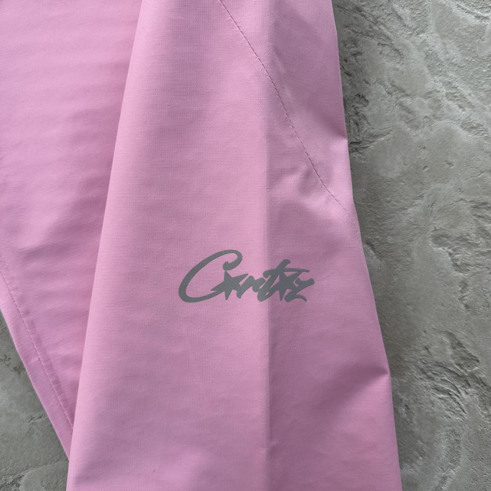 Corteiz Elitework Shell Pants - Pink Ironleague