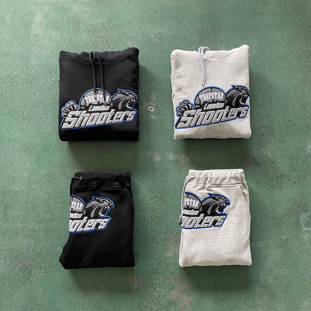 Trapstar Shooters Tracksuit - Black/Grey Ironleague