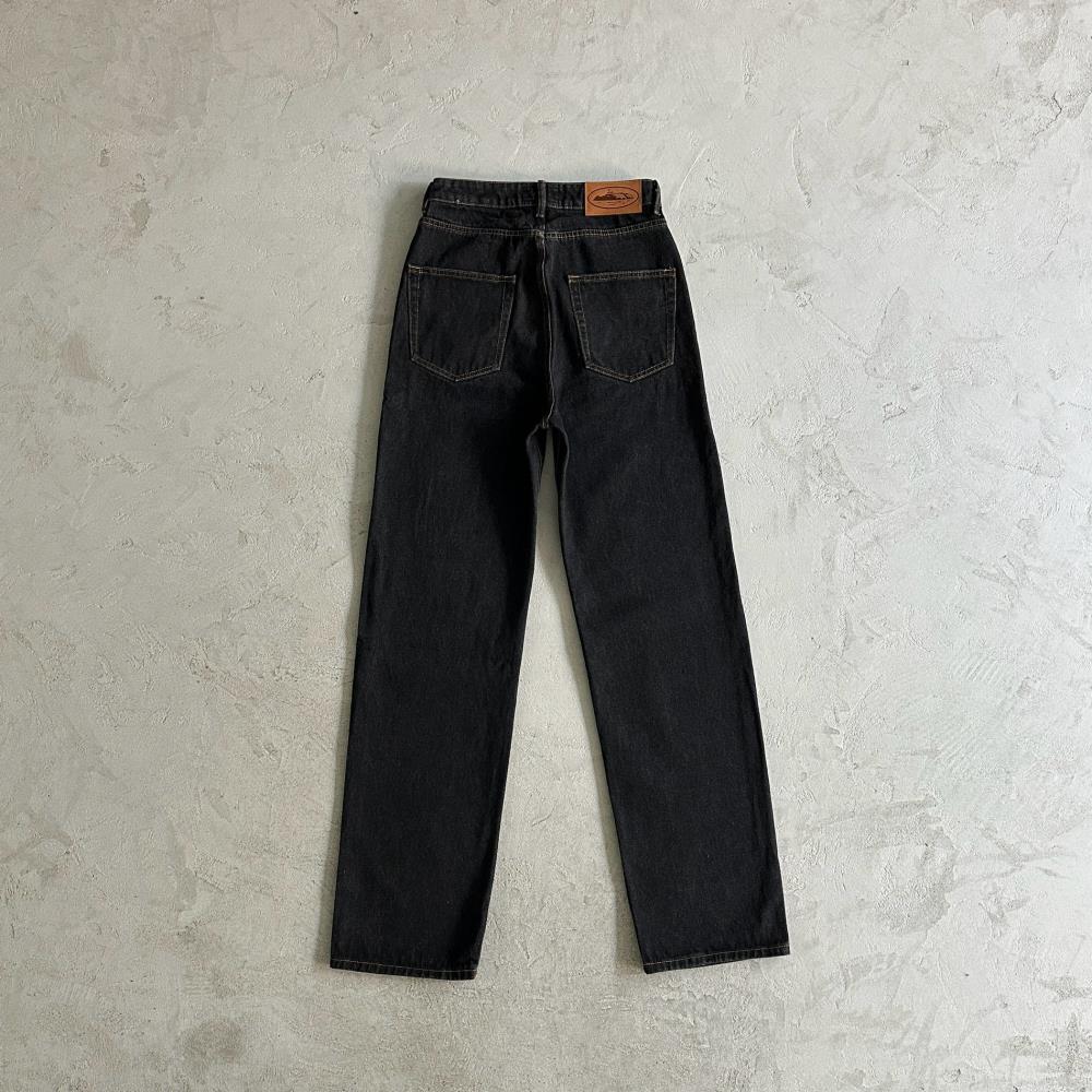 Corteiz Island Baggy Jeans - Black Ironleague
