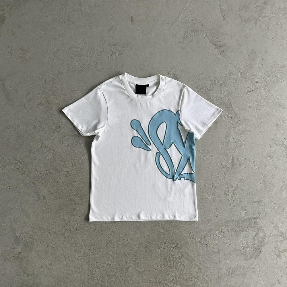 Syna T-Shirt & Short Set - White/Blue Ironleague