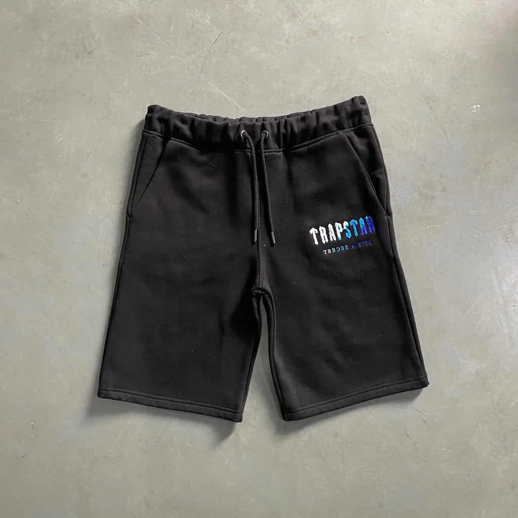 Trapstar Chenille Decoded 2.0 Short Set - Black Ironleague