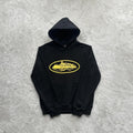 Corteiz Alcatraz Hoodie - Black/Yellow Ironleague