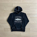 Corteiz Alcatraz Hoodie - Black/White Ironleague