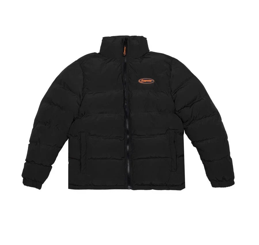 Trapstar Hyperdrive Puffer Jacket - Orange Logo Ironleague