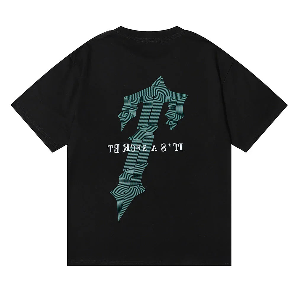 Trapstar Green Logo T-Shirt - Black/Green Ironleague