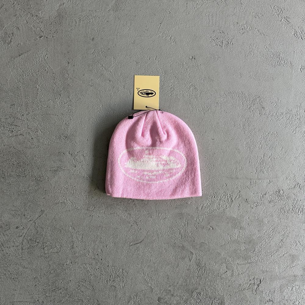 Corteiz Demon Beanie - Pink Ironleague