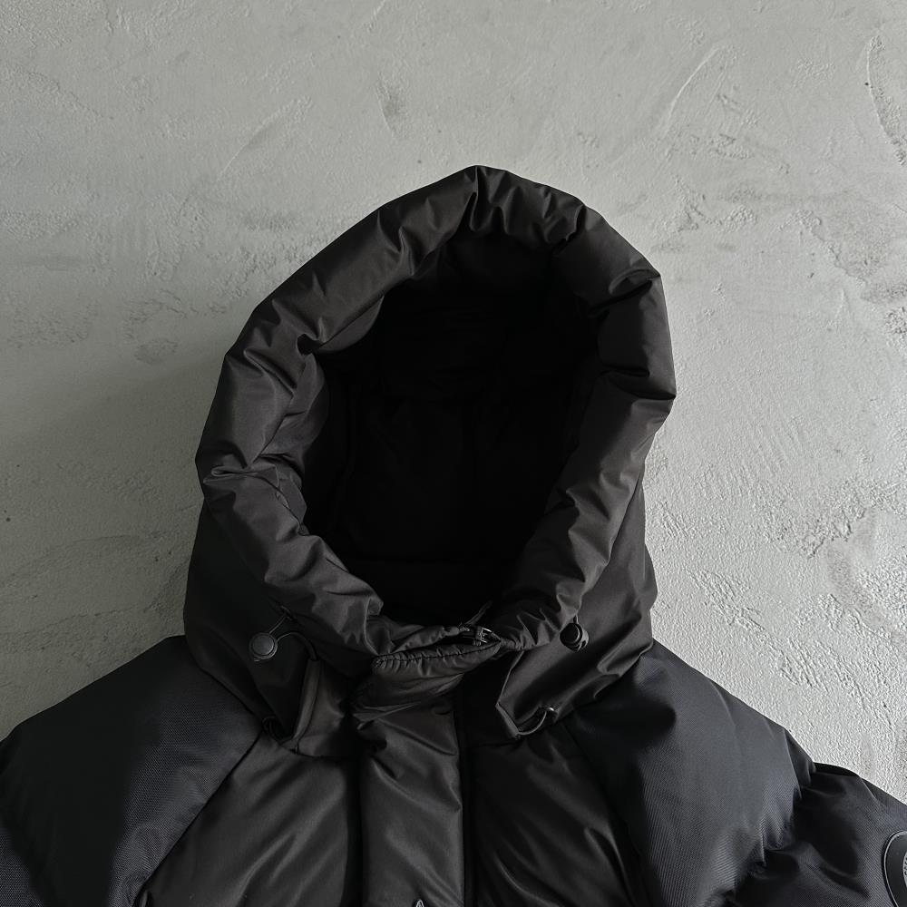 Trapstar Irongate Arch Puffer Jacket - Black/Black Ironleague