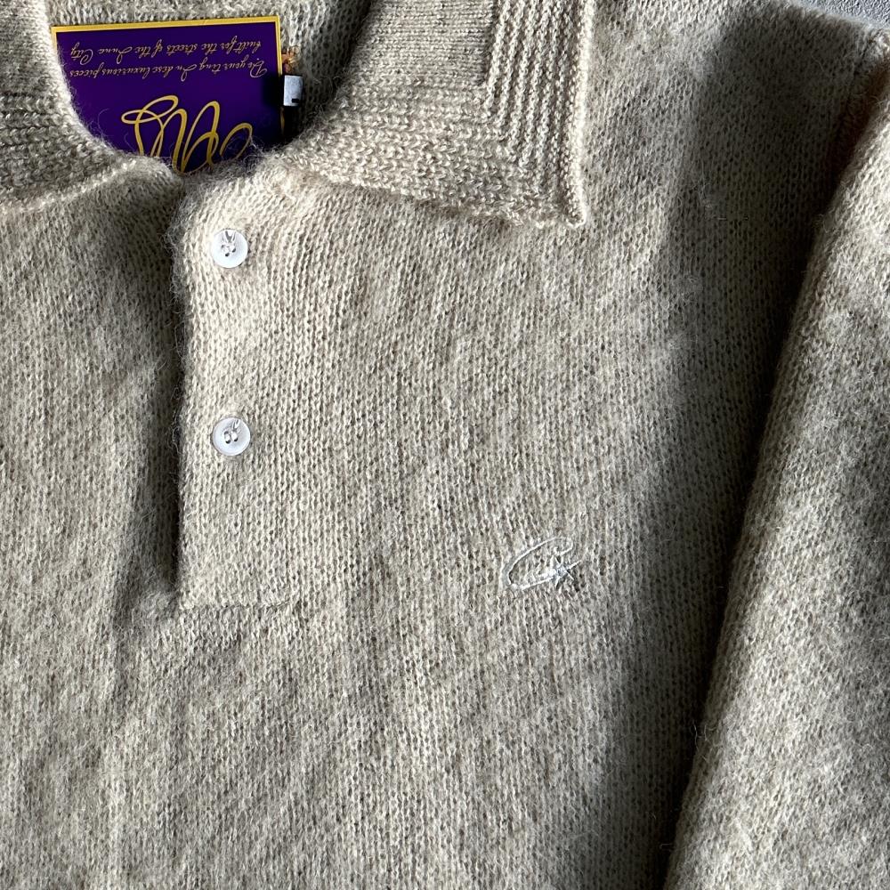 Corteiz More Hair Fuzzy Collar Sweater - Cream Ironleague