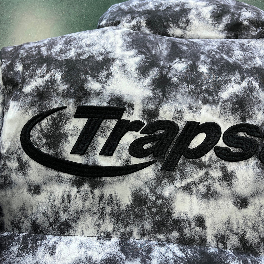 Trapstar Hyperdrive Puffer Jacket - Black/Grey Camo Ironleague