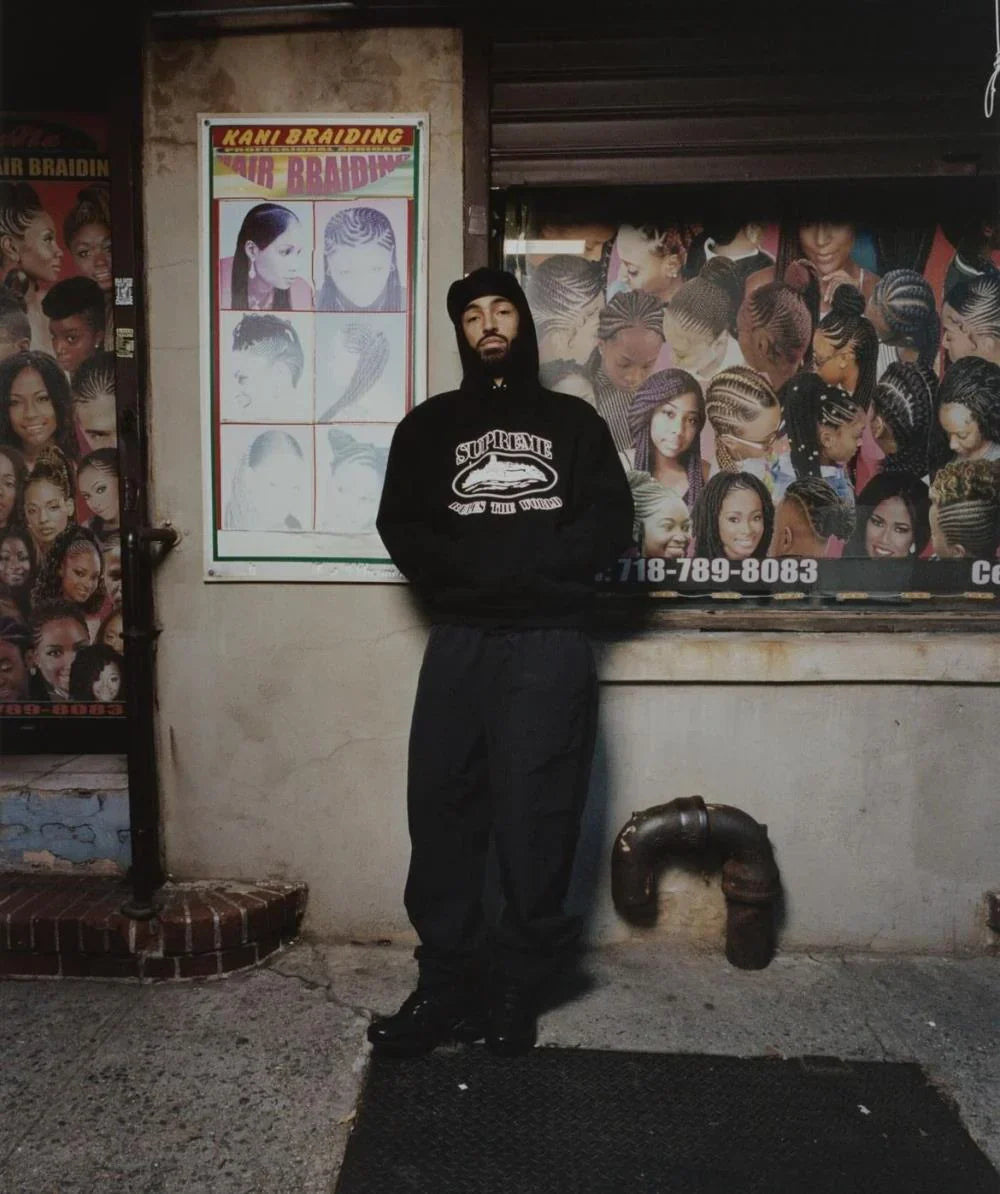 Corteiz X Supreme Hoodie - Black Ironleague