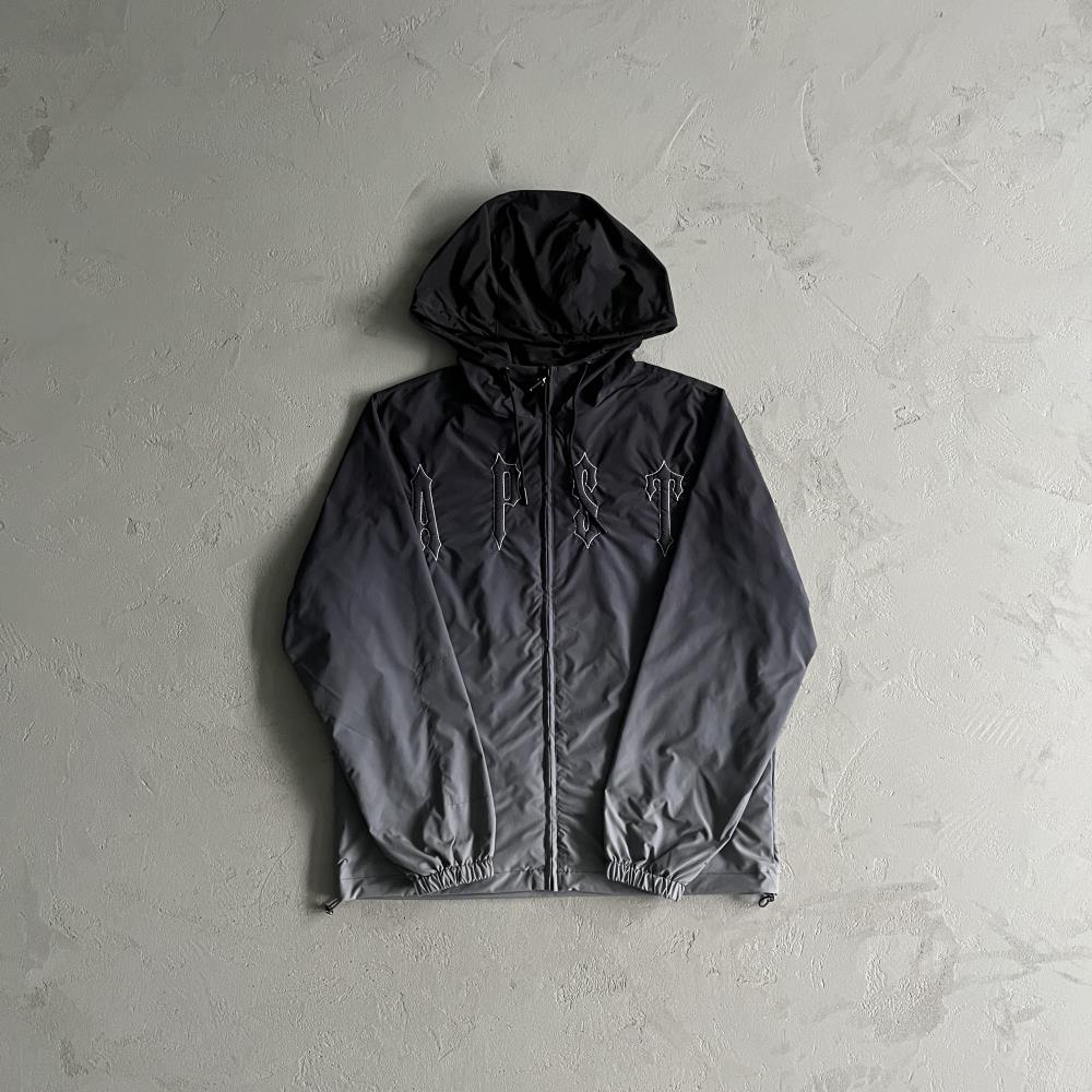 Trapstar Outline Arch Windbreaker - Black Ironleague